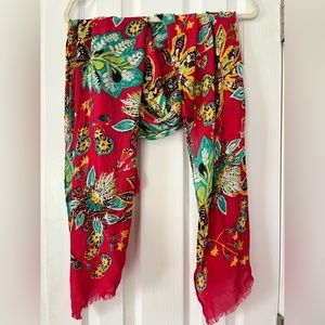 Vera Bradley Soft Fringe Scarf in Rumba